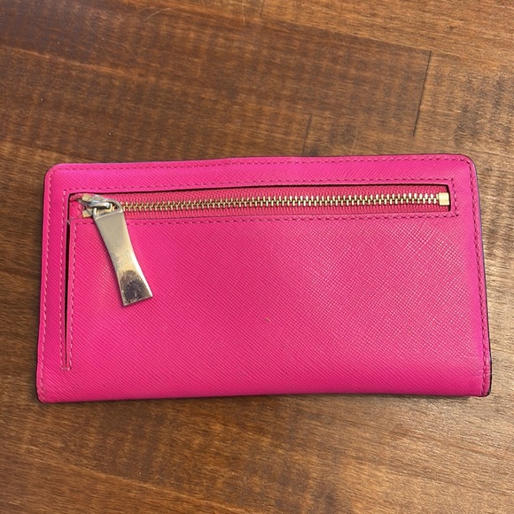 Hot Pink Kate Spade Wallet - Picture 2 of 4